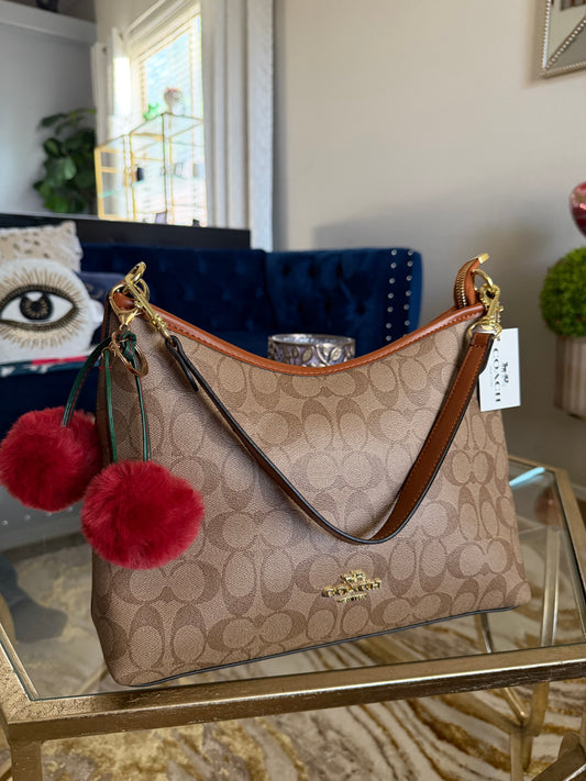 Cherry Charm Crossbody Purse – Inspired Designer Style Cute Trendy Handbag