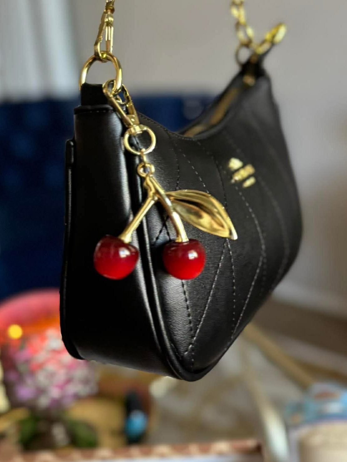 Cherry Crossbody Purse Inspired Designer Cute Trendy Handbag