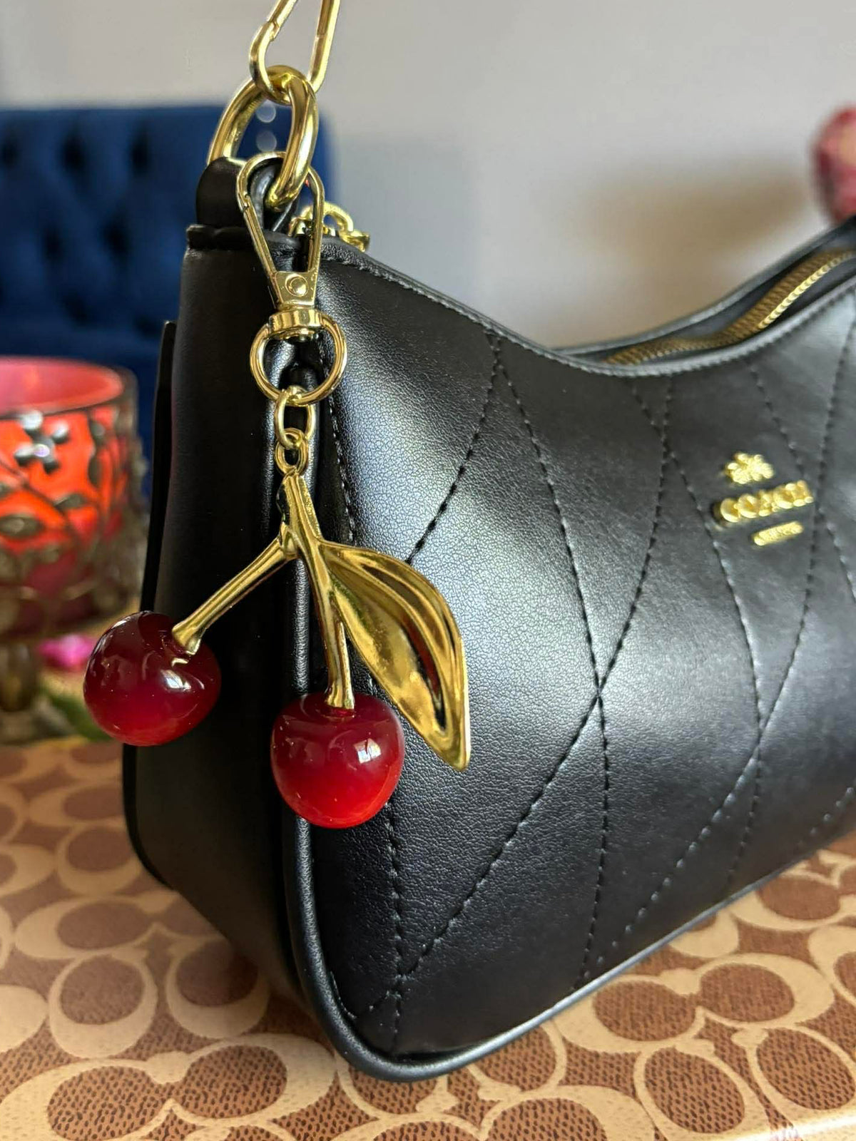 Cherry Crossbody Purse Inspired Designer Cute Trendy Handbag